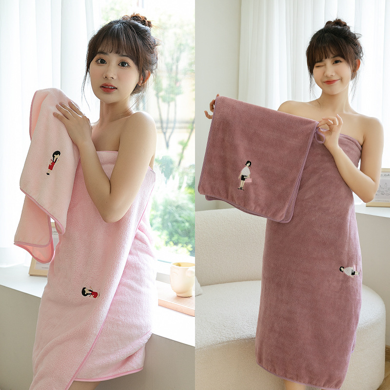 2022 New Model for Families, Kidsren, Adults and Couples, Absorbent, Lint-Free Coral Velvet Bath Towel, Quick-Drying and Soft
