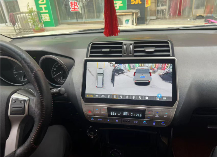 10-17 Toyota Prado models upgraded to the 18 model with large-screen navigation and 360-degree panoramic integrated system