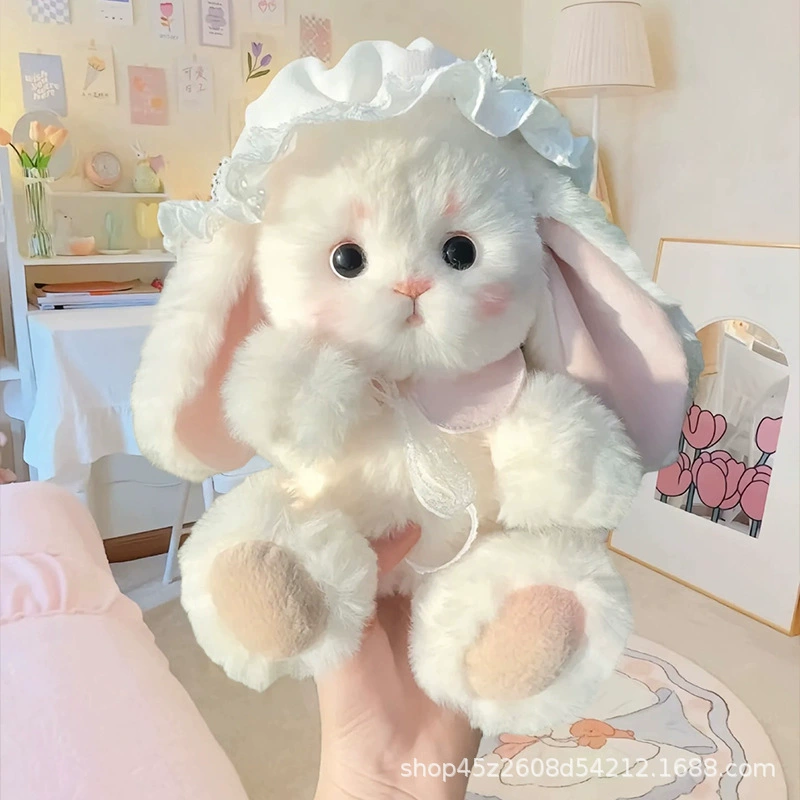 (Оптовый продаж) подлинный кролик, кукла, набор материалов, ткань, DIY