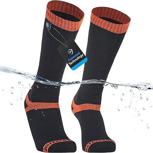 户外防水袜中高筒滑雪越野跑骑行野营运动溯溪涉水透气保暖防水袜