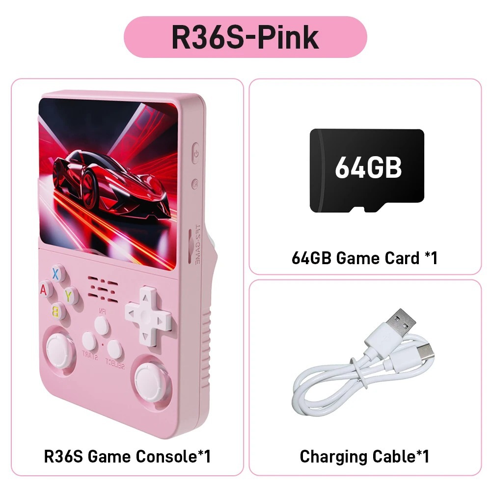 Juegos portátiles R36s retro