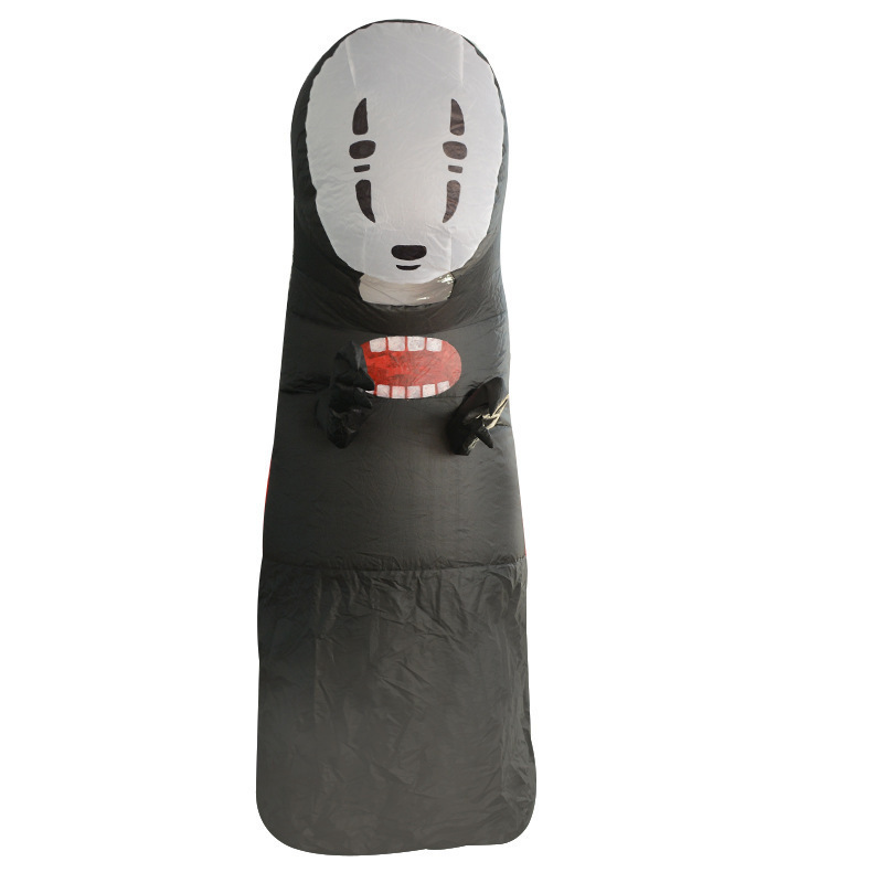 Fantasmas transfronterizas de Halloween fiesta sin cara hombre divertido cosplay ropa inflable atmósfera escenario ropa de props
