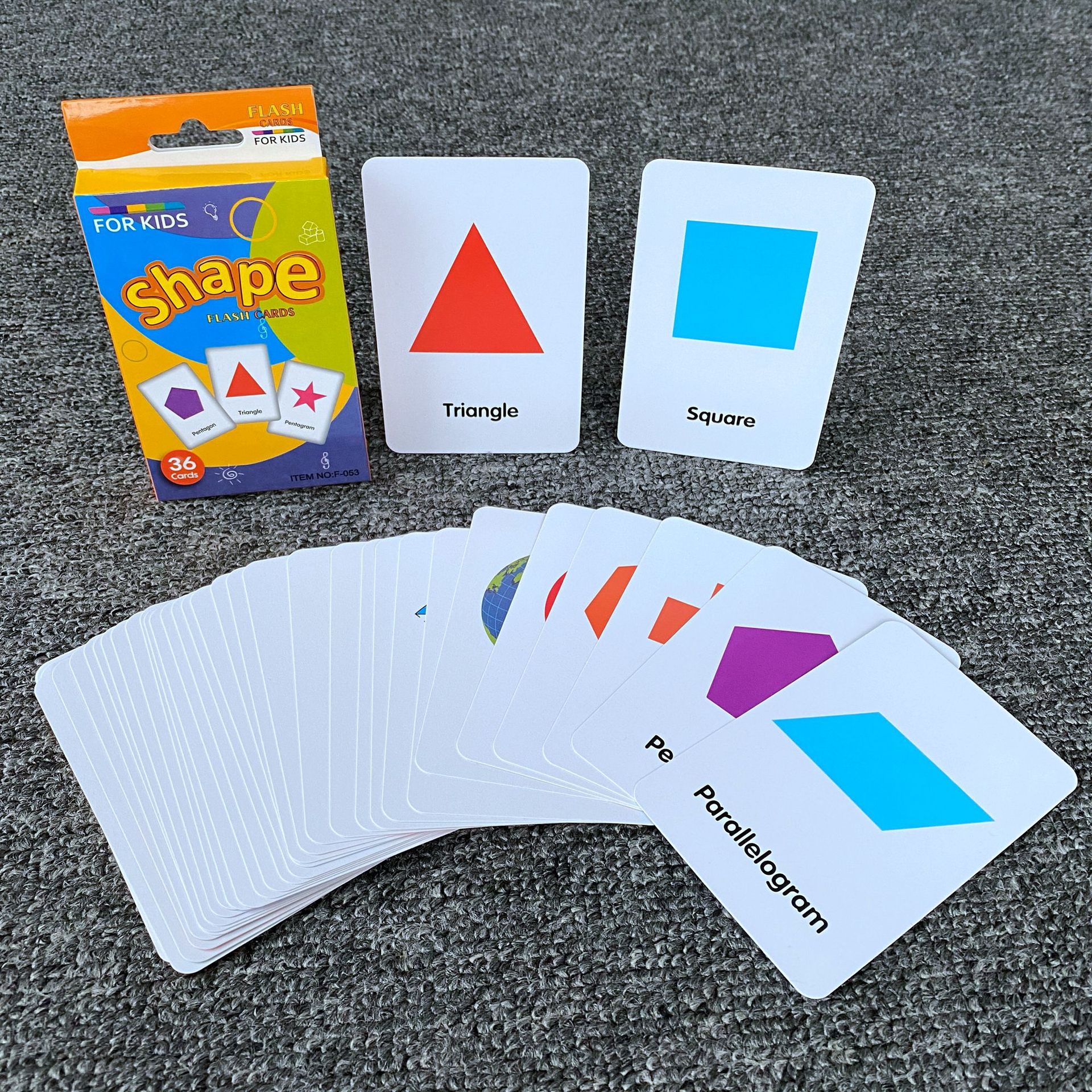 New English Word Self-Kidsren Early Education Learning Flash Card Teaching Aids Literacy Kindergarten Enlightenment Literacy Toys