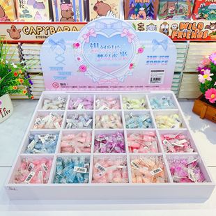 Creative and Interesting Moonlight Morpho Butterfly Series Galaxy Glitter Bottled Mini Small Glass Bottle Sequin Decorations Wholesale