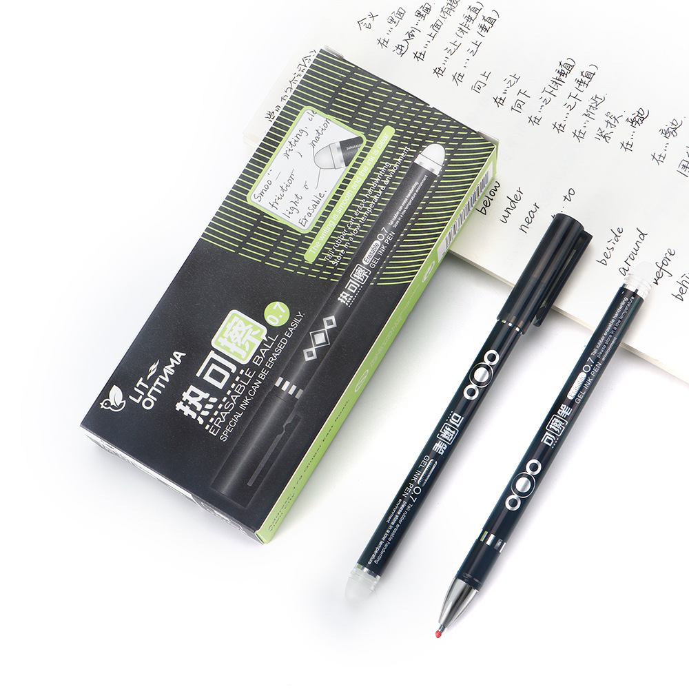 Gran capacidad Mo fácil de limpiar la pluma de gel 0,7 m molienda en caliente fácil de limpiar la pluma de agua respetuosa con el medio ambiente rojo azul negro pluma de ejercicio al por mayor