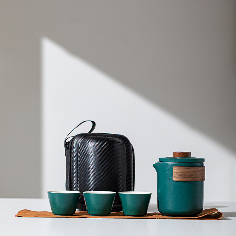 Mo Xuan-Dark Green-Black Bag