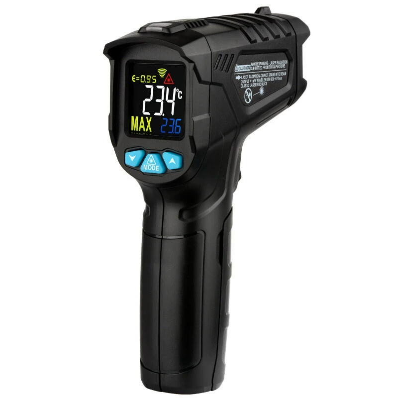 Инфракрасный термометр Maстека Промышленная высокая температура-50 ℃ ~ 800 ℃ измеримая температура и влажность окружающей среды