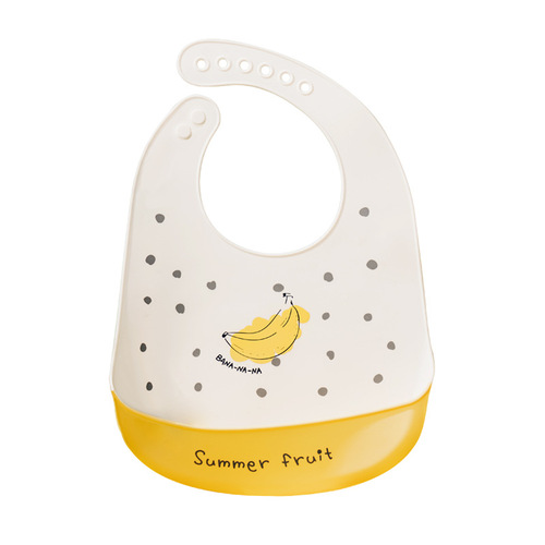 ins food grade silicone bib baby food bib baby saliva bib waterproof anti-dirty children saliva bib summer