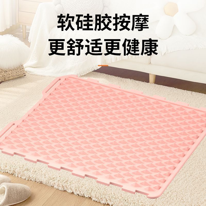 软硅胶超慢跑足底按摩垫家用加厚脚踩通经络指压板源头工厂批发|undefined