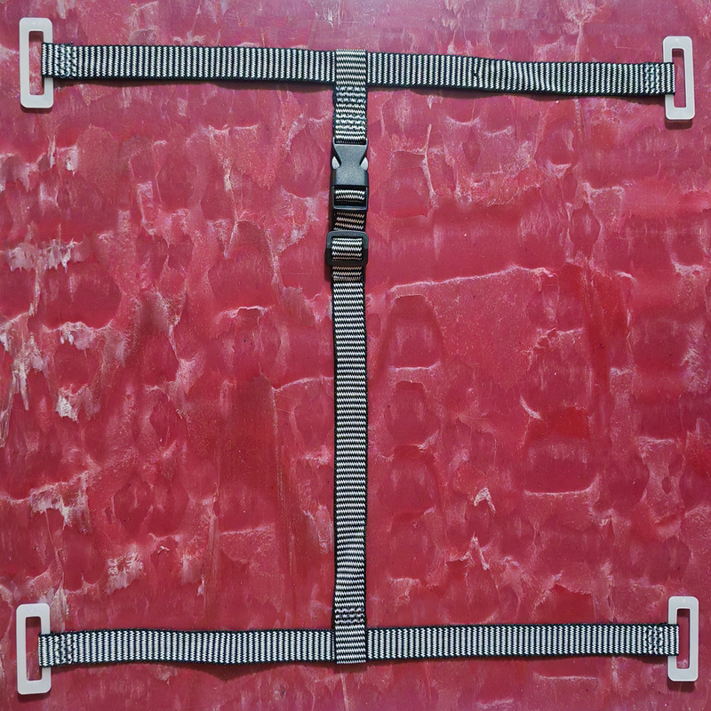 长方扣小插扣帽带