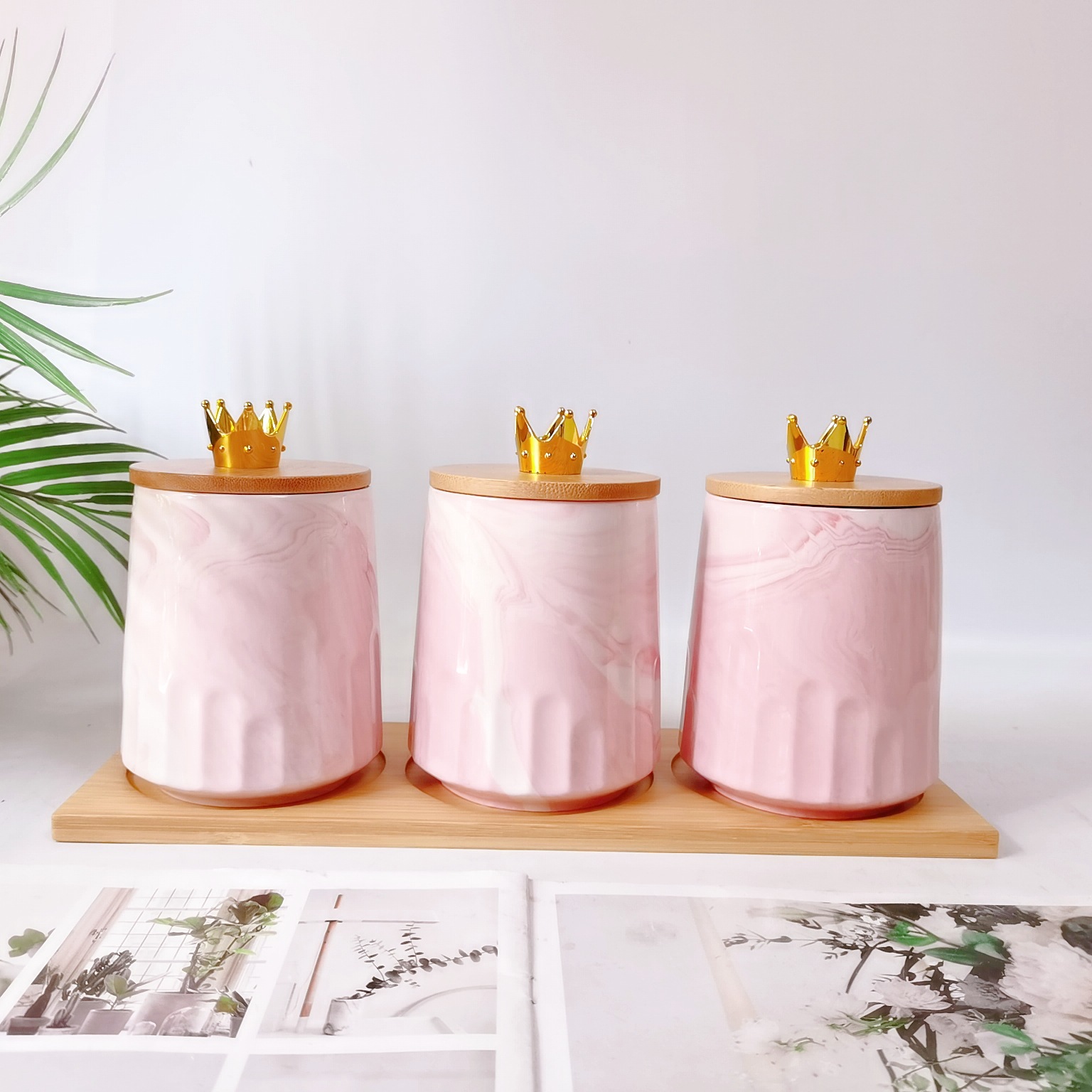 Transfronterizo de exportación jasador de cerámica jarra de condimento de cerámica de color suelo sellado tarro de almacenamiento tarro de café