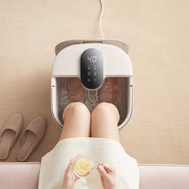 小'熊泡脚桶ZYP-E08B7过小腿加热恒温足浴器家用全自动智能杀