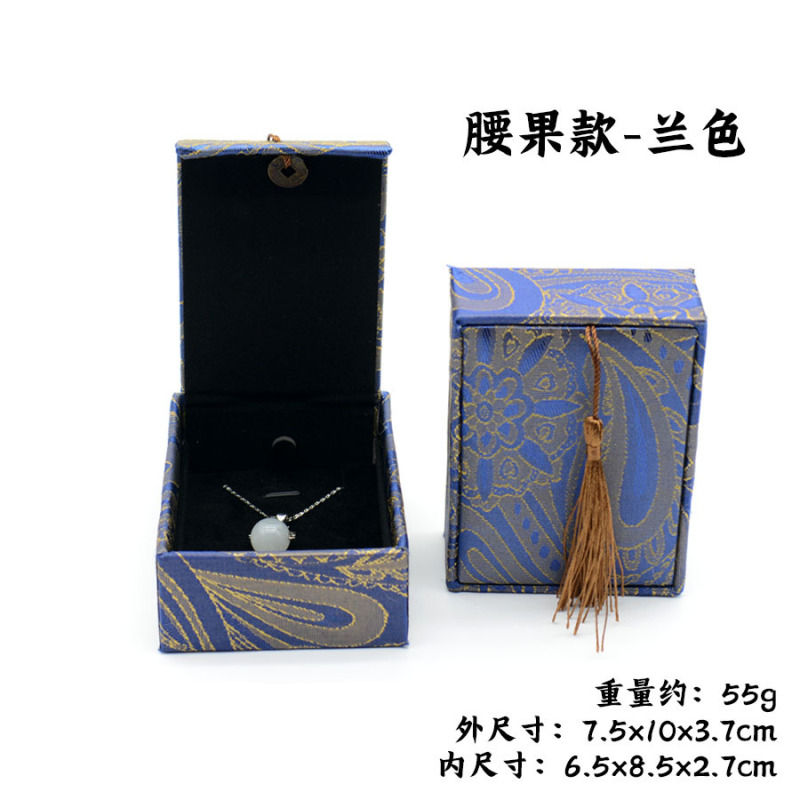 厂家直销复古高档流苏首饰盒珠宝包装玉器吊坠盒手链挂件吊坠盒礼|undefined