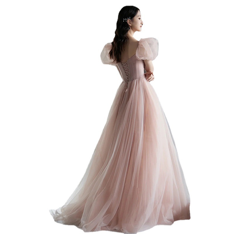Vestido de Novia Runaway Princess Toast 2026, Nuevo Estilo Elegante, Color Rosa, Vestido de Verano para Anfitriona, Vestido de Gala para Mujer, Boda