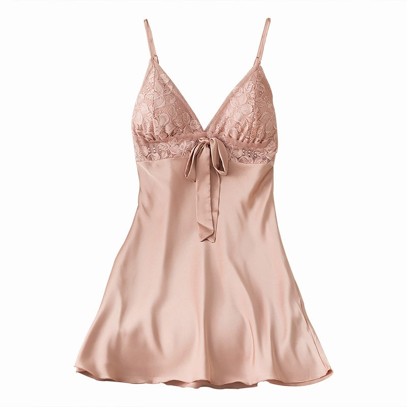 Пижама, шелковая юбка, тонкое сексуальное Slip dresses, подтяжки, топ с чашками, коллекция 2022 года, интернет-знаменитость
