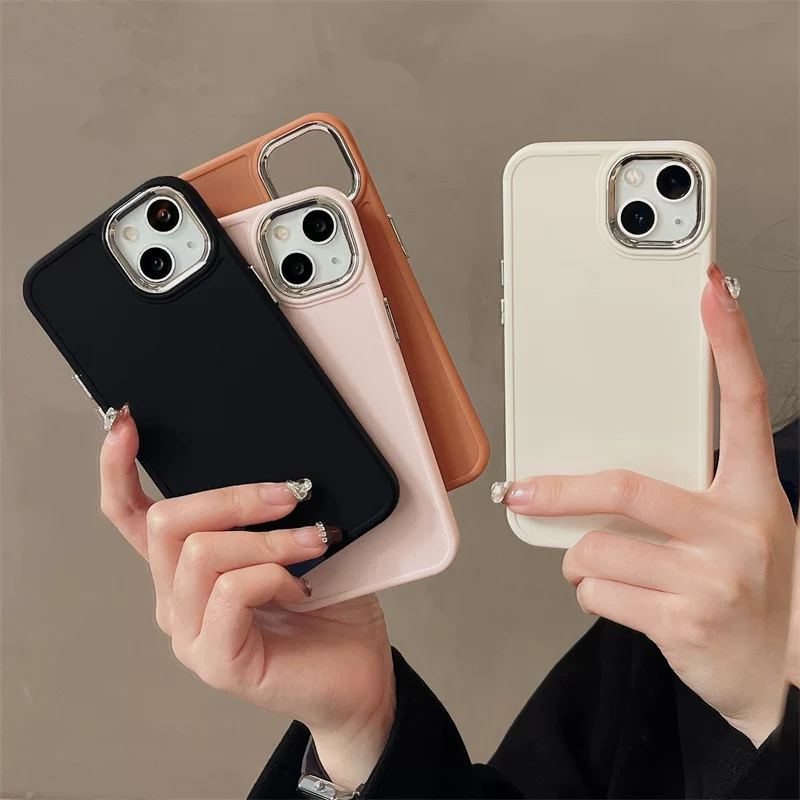 Apple, минималистичный совместимый чехол, iPhone 14, стиль высокого качества, iphone, 15promax, 12