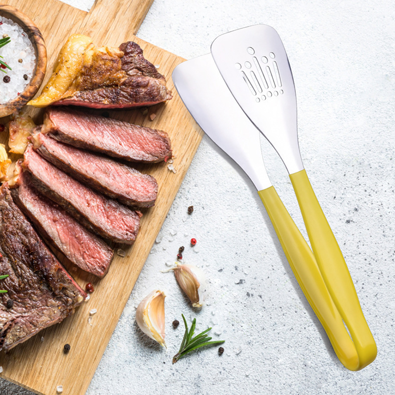 Kitchen gadget silicone food clip rose gold electroplating barbecue…