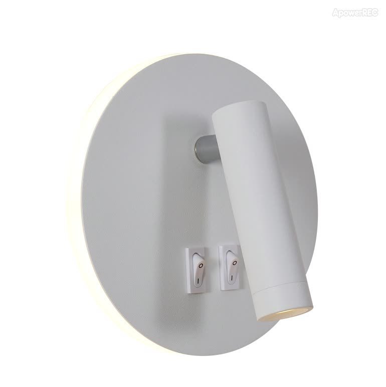 110V pasillo de referencia fondo fondo de pared de fondo moderno lectura dormitorio creativo interruptor de sala de estar iluminación nórdica ajustable minimalista