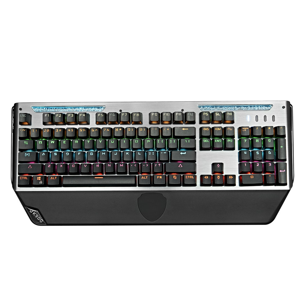 Mechanical Gaming Keyboard With Rgb Lighting And Wrist Rest_voghion.com