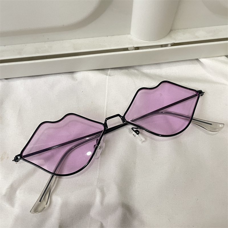 レトロな円枠サングラス紫色のドーパミンギャルメガネ男紫外線防止近視サングラス女性の丸い顔