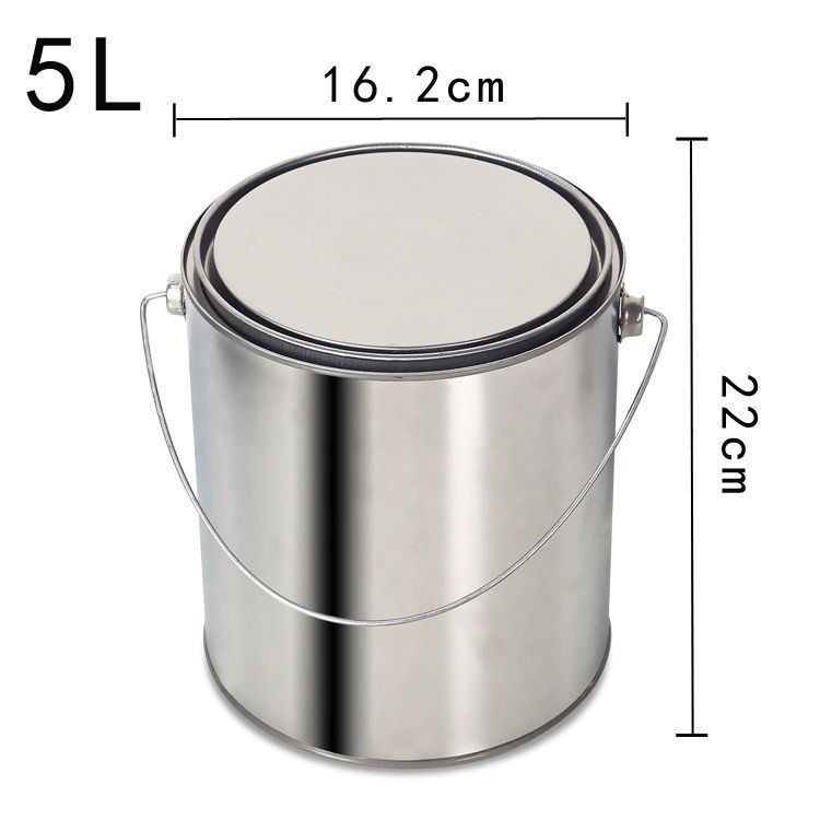 铁皮桶0.3L-20L带盖取样桶化工铁桶马口铁桶油漆桶沥青取样桶包邮|undefined