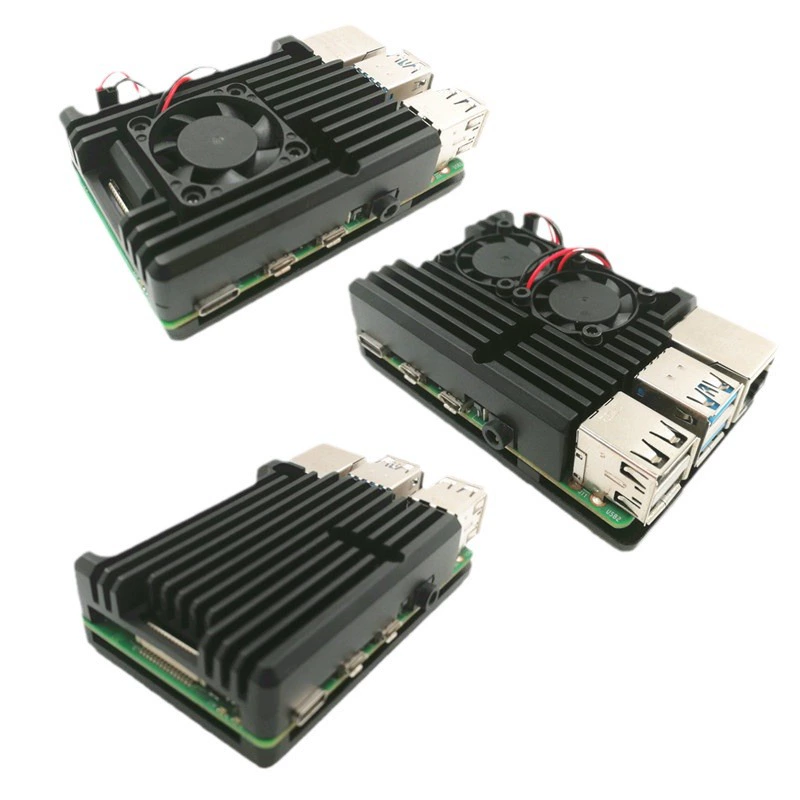 Корпус для Raspberry Pi, Raspberry Pi 5B, корпус 5B, корпус Tree Mei для Raspberry Pi 3/4B, алюминиевый охлаждающий корпус