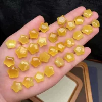Оптовая продажа натурального российского пчелиного воска пентаграммы⭐️ Куриное масло желтые DIY аксессуары подвески