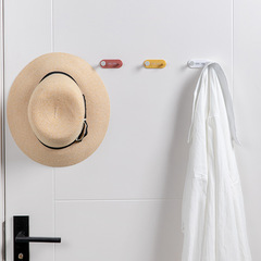 4 Pack! Double Hook No-Damage Kitchen Door Behind Hanger Bathroom Kitchen Key Multi-Color