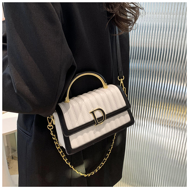 Hochwertige, leichte, luxuriöse, weiche Ledertasche mit bestickter Kette, kleine, duftende Tasche für Damen, vielseitige, modische Textur, One-Shoulder-Crossbody-Handtasche_voghion.com