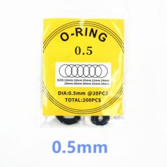 時計修理ツール修理時計裏蓋防水リングアクセサリーシールリング組み合わせセット 0.5 0.6 0.7 セット