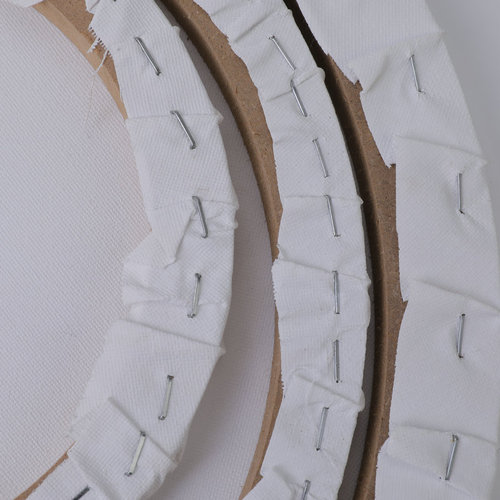 Oil painting frame factory wholesale round painting frame pure cotton linen DIY hand-painted acrylic paint inner frame oil painting frame with