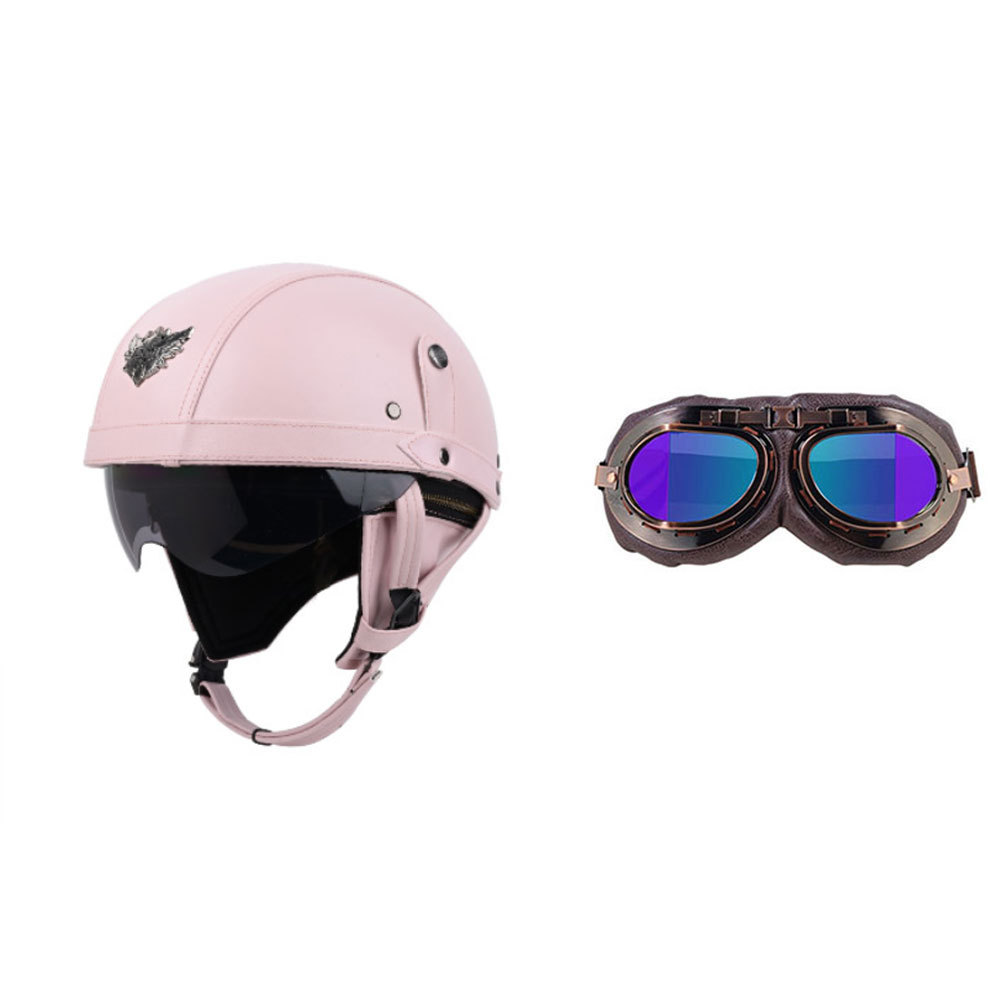 K328 핑크 헬멧 + 01 컬러 렌즈