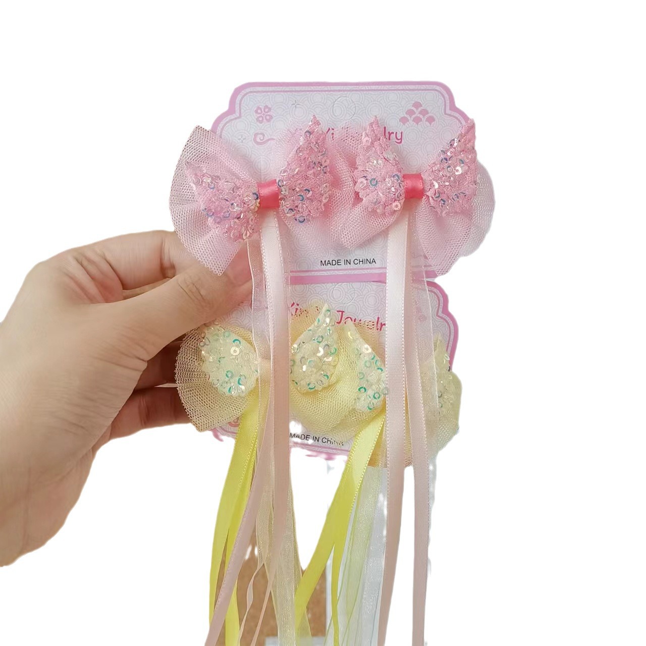 Niños Hanfu clip para el cabello niñas antiguo clip para el cabello niños Tang clip para el cabello bebé arco flotante adornamiento para el cabello dulce