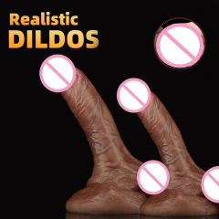 Meat Goddess Female Using Makeup Big Penis masturbation device ultra soft high realistic simulation penis Amazon foreign trade adult goods