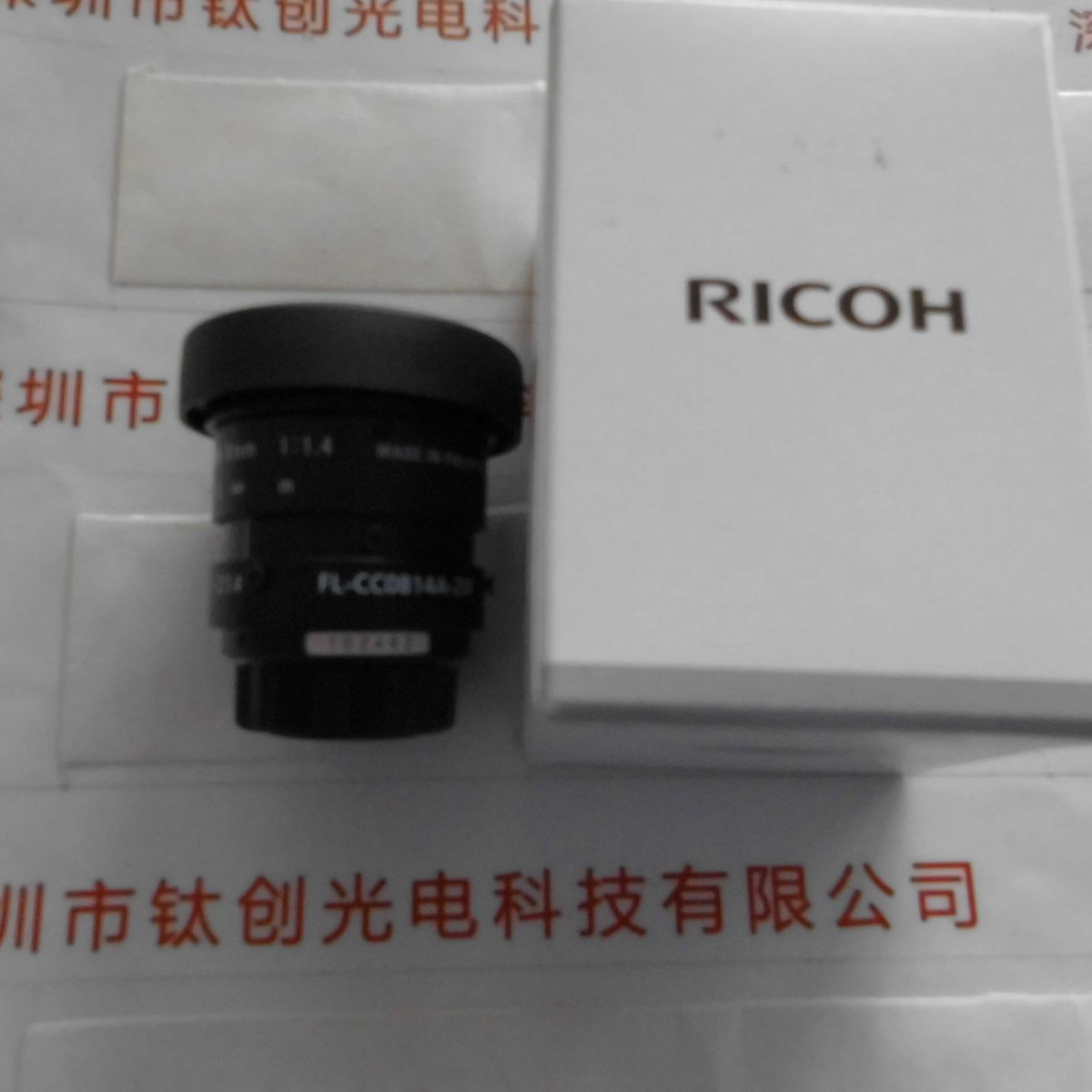 RICOH理光       工业镜头      FL-CC0814A-2M  现货