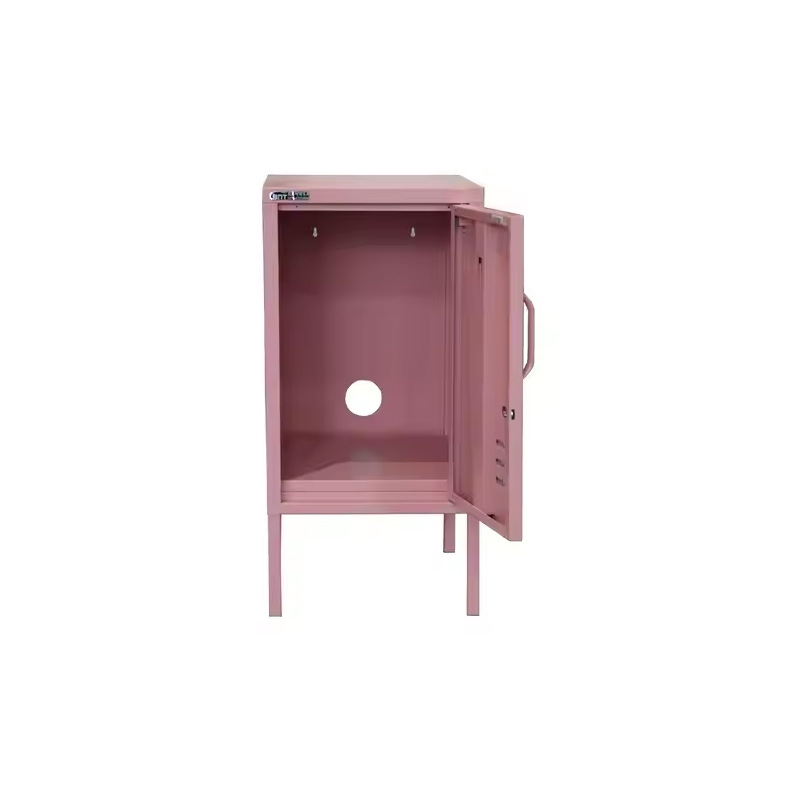 Amazon venta caliente armario de ángulo de acero pequeño armario de almacenamiento para niños sala de estar dormitorio armario lateral con bloqueo armario de almacenamiento archivador