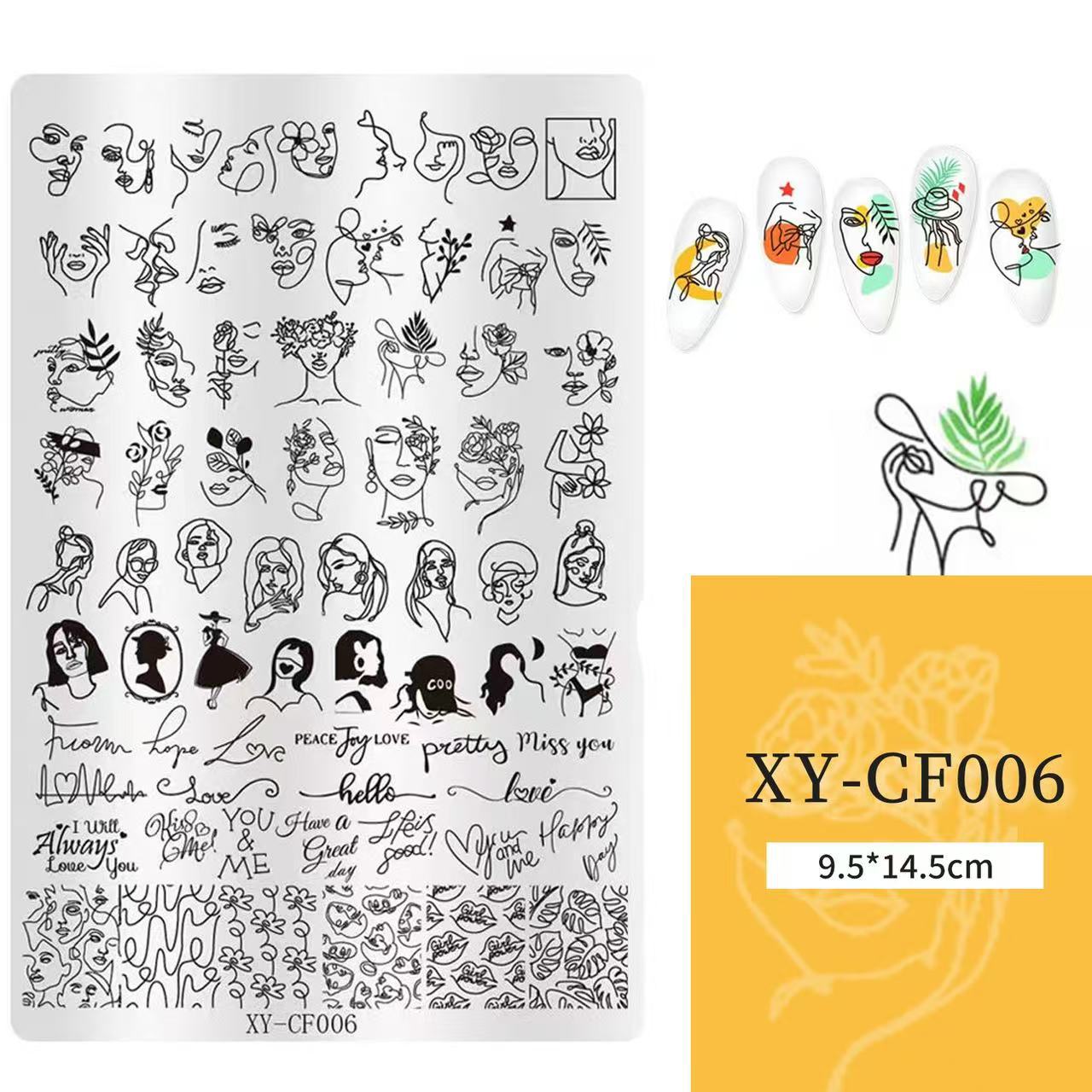 Impresión de manicuras de acero serie Guofeng para atraer la fortuna gato flores fuegos artificiales encaje estricto serpiente plantilla de transferencia de nieve