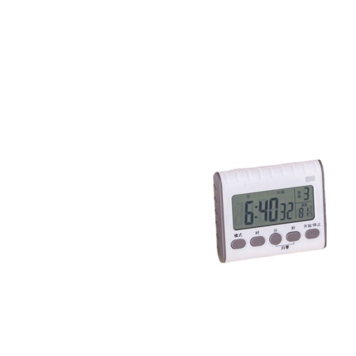 Charge clock calendar timer countdown kitchen timer silent flashing thermometer learning