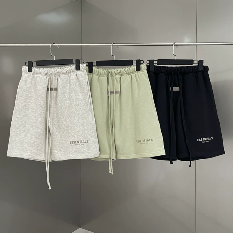 2022 новый 8-й Fear of God комплектная линейка Essentials бархатные шорты мужские пять точек брюки мужчины