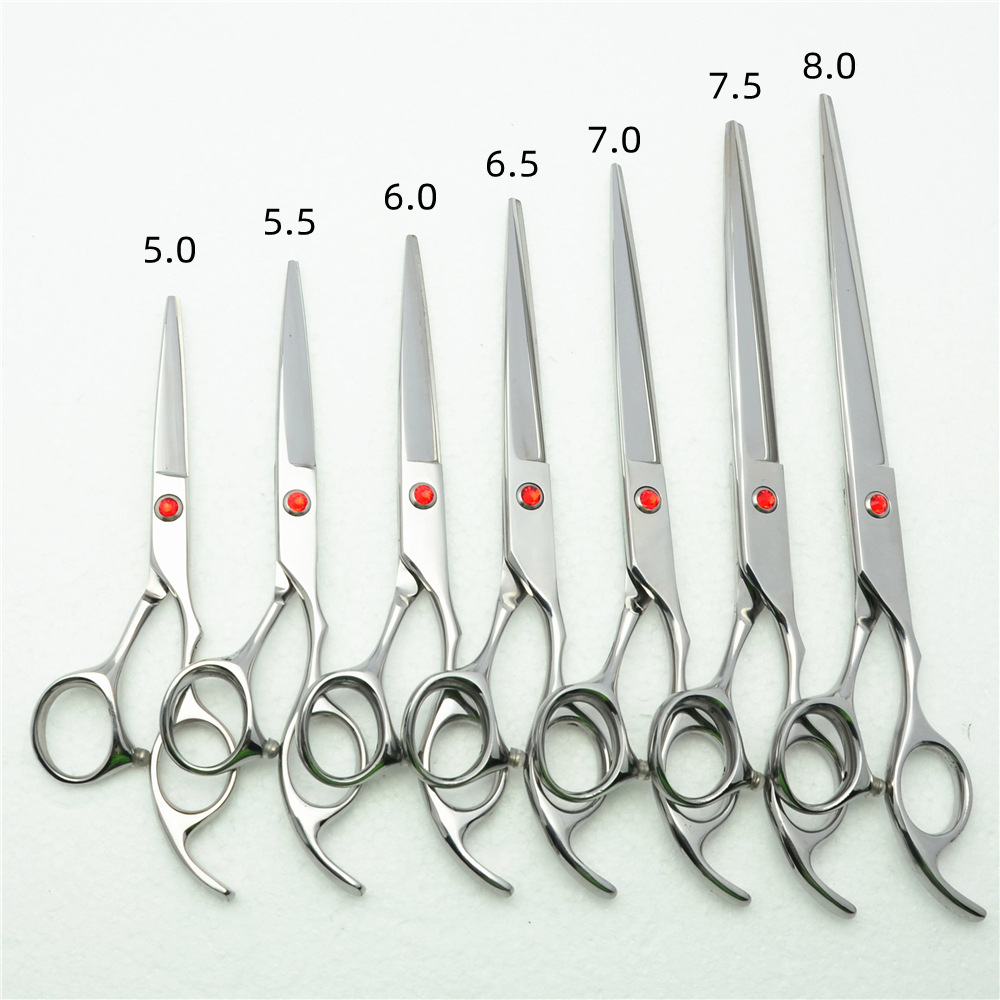 Factory direct sale 5/5.5/6/7/7.5/8 inch hairdressing scissors, fringe flat shears, thinning comb, hairdressing tools
