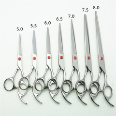 Factory direct sale 5/5.5/6/7/7.5/8 inch hairdressing scissors, fringe flat shears, thinning comb, hairdressing tools