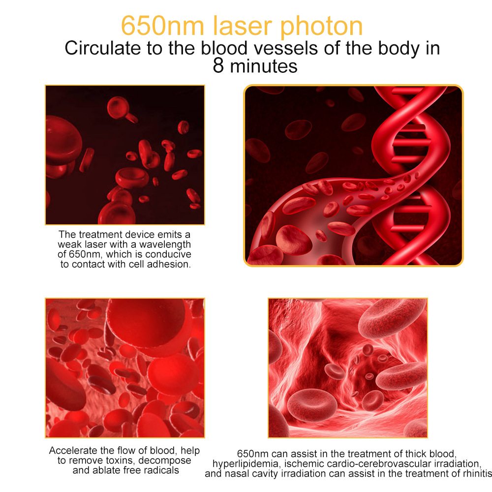 Suministro directo de fábrica USB 650nm nano onda de luz láser oído canal irradiación semiconductor láser cabeza fisioterapia instrumento Accesorios