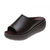 Summer slippers platform, footwear for leisure, slide, European style