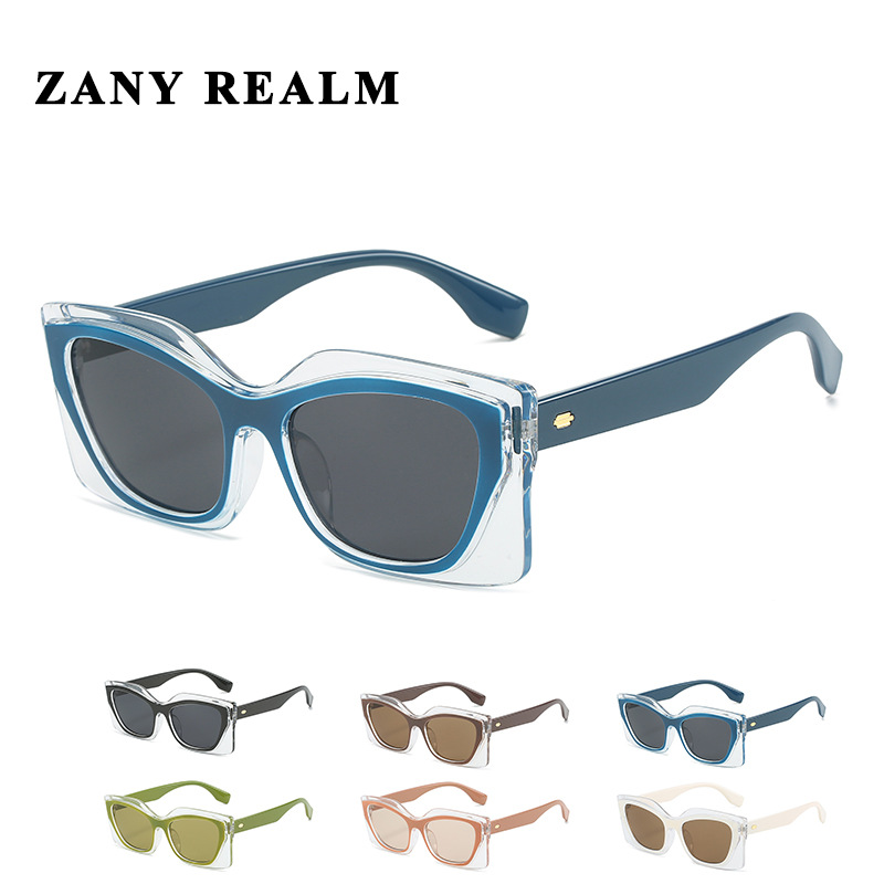 Nuevo Gato ojo caja contraste color diseñador gafas de sol retro calle Comercio exterior UV400 gafas 3995 fabricantes ahora