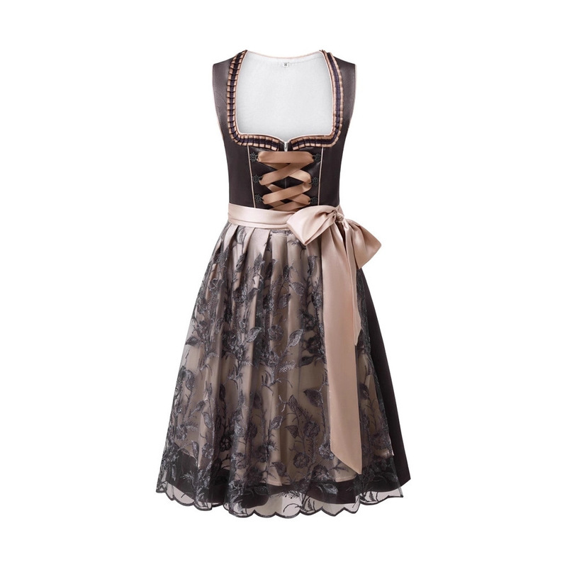 Amazon Cross-Border 2025 New Model Women's German Oktoberfest Bavarian Two-Piece Dress Set