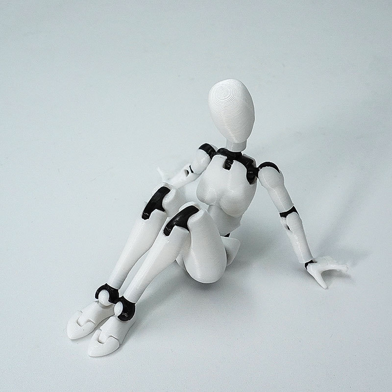 백인 여성의 몸(교체용 손 포함)