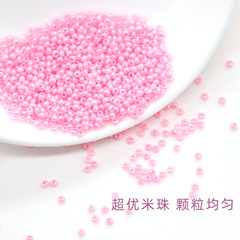 超優質2mm奶油米珠古風手工diy手鍊項鍊髮飾散珠耳飾飾品配件材料