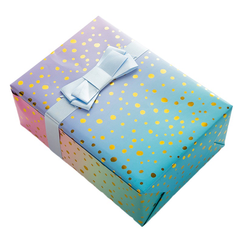 Cumpleaños de dibujos animados de Navidad engrosada Super grande de alto sentido regalo de regalo caja de regalo papel de embalaje cubierta de libro impermeable papel de libro