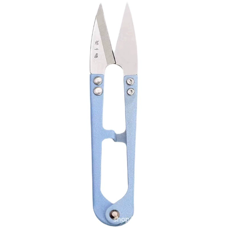 Большие пружинные ножницы для стрижки рыбы нити U-образные ножницы для вышивки крестом