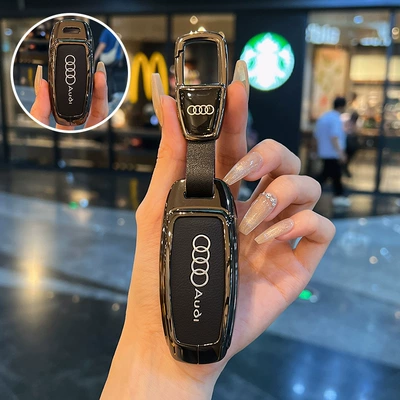 Static Rod/Key Bag Buckle Q6 Shell A7L Male A5L - type-b-black-car-logo-buckle